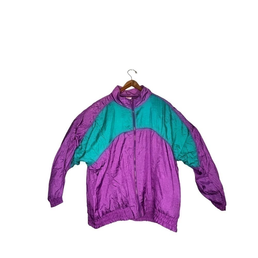 Vintage two color way windbreaker haband!